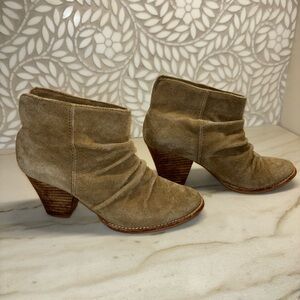 Splendid Brown Suede Ankle Booties